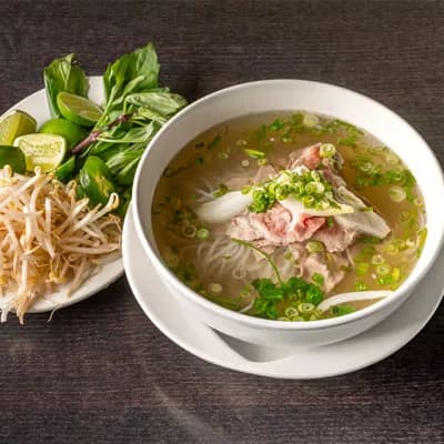 Pho lunch special served at Pho 8 Restaurant